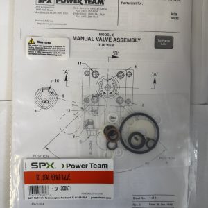 300571 - Kit, Seal Repair for 9628 Valve