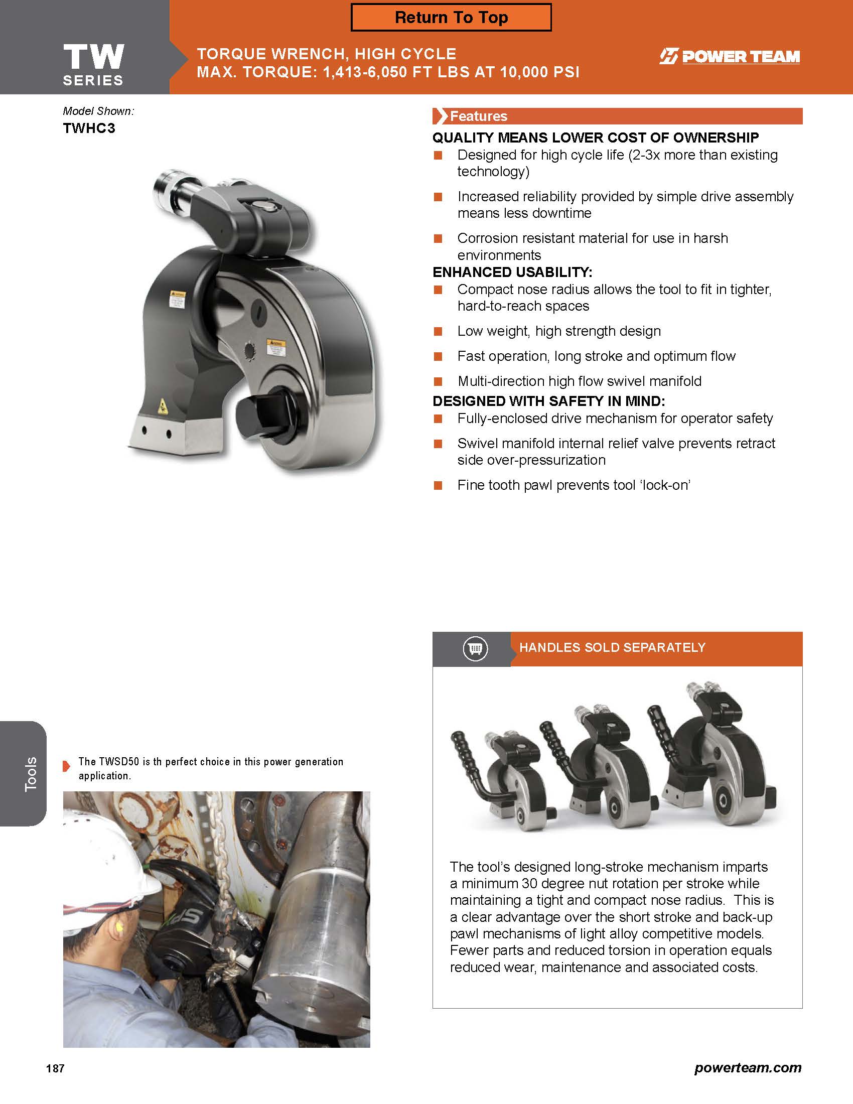 TWCH1 - Torque Wrench by Power Team - Image 3