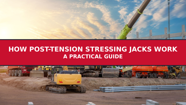 How post-tension stressing jacks work — Flickinger Machine